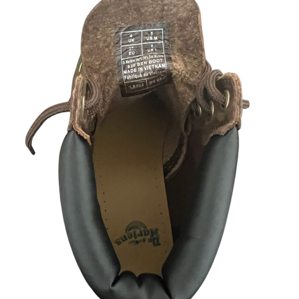 New! Dr. Martens 939 Ben Boot Crazy Horse Leather Hiker Boots - Size W 6 / M 5 - Picture 8 of 9